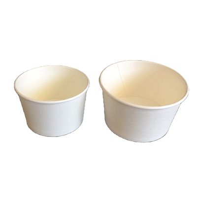 کاسه های کاغذی ۳۵۰ میلی لیتر چاپ سفارشی تعطیلات کاسه های یکبار مصرف قابل تجزیه برای کرم چای شیر