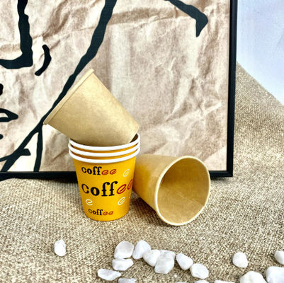 یکبار مصرف یکبار یکبار با روکش پلاستیکی 6oz یک لوگوی قابل تنظیم 430ml قابل تنظیم