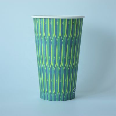 یکبار مصرف 12oz 430ml Cup Pla Cover Pla Coating سازگار با محیط زیست